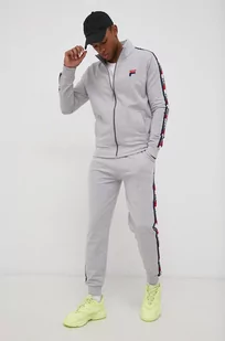 Fila Dres męski kolor szary - Dresy męskie - miniaturka - grafika 1
