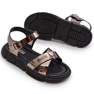 Buty dla dziewczynek - Sandały Dziewczęce Big Star NN374264 Czarne - miniaturka - grafika 1