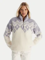 Bluzy damskie - Roxy Polar Mountain Story ERJPF03228 Biały Regular Fit - miniaturka - grafika 1