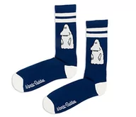 Skarpetki męskie - The Groke Męskie skarpety retro Moomin, niebieskie, EU40-45, granatowy, biały, 40-45 EU - miniaturka - grafika 1