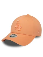 Czapki damskie - New Era Czapka z daszkiem Wmns Le 940 La Dodgers 60435228 Pomarańczowy - miniaturka - grafika 1