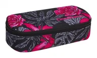 Piórniki - CoolPack Usztywniany piórnik szkolny Campus Red&amp;Black Flowers A245 - miniaturka - grafika 1