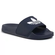 Klapki i japonki damskie - Adidas Klapki adilette Lite Slides FU8299 Conavy/Ftwwht/Conavy - miniaturka - grafika 1