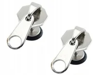 Kolczyki - Kolczyki do Uszu Suwak, ze stali Punk, Rock Gothic - miniaturka - grafika 1