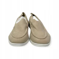 Mokasyny męskie - Mokasyny męskie zamszowe Old Money 43 - miniaturka - grafika 1