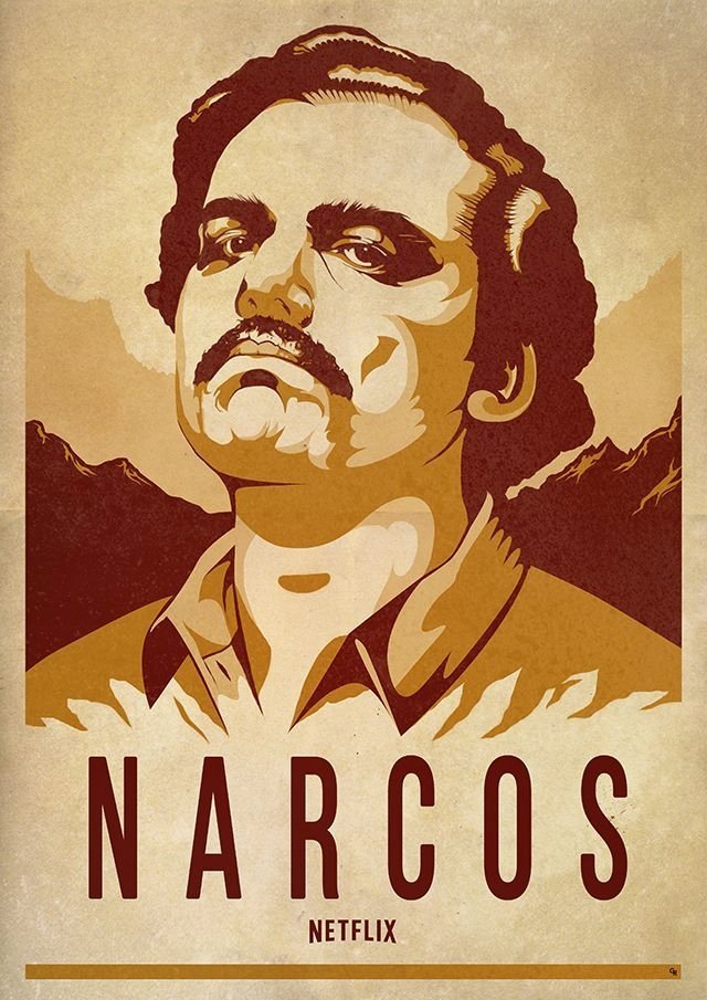 PODKŁADKA POD MYSZ Z Nadrukiem 22x18 cm Pablo Escobar Narcos Serial Prezent