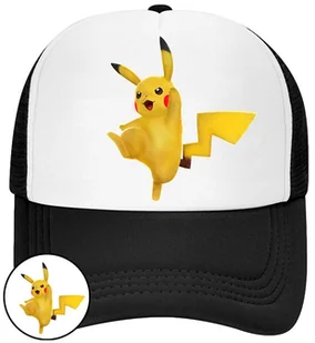 CZAPKA Z DASZKIEM POKEMON PIKACHU DLA DZIECI SIATKA - Czapki i chusty sportowe męskie - miniaturka - grafika 1