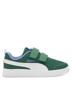 Buty dla chłopców - Puma Sneakersy Courtflex V2 Mesh V Ps 37175818 Zielony - miniaturka - grafika 1