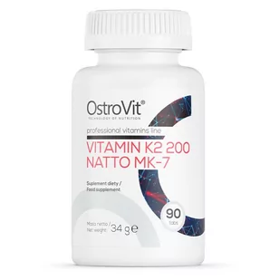 OstroVIt Witamina K2 200 Natto MK-7 90 tabletek - Witaminy i minerały - miniaturka - grafika 2