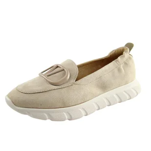 Mokasyny damskie VINCEZA 10859 zamsz wkł.skóra - Mokasyny damskie - miniaturka - grafika 1