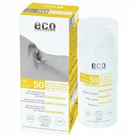 Balsamy i kremy do opalania - Eco Cosmetics Emulsja na słońce SPF 50 Eco Cosmetics 100 ml ECOCOS7 - miniaturka - grafika 1