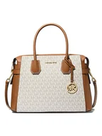 Torebki damskie - Michael Kors Torebka w kolorze kremowo-karmelowym - 30,5 x 24 x 14 cm - miniaturka - grafika 1