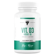 Witaminy i minerały - Trec Vit. D3 4000IU (Witamina D3) 90 Kapsułek - miniaturka - grafika 1