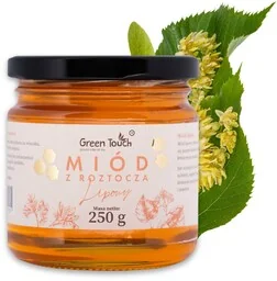Miód lipowy 250 g polski prawdziwy rozgrzewający miody z Roztocza - Miód Miód lipowy 250 g polski prawdziwy rozgrzewający miody z Roztocza - Miód - miniaturka - grafika 1