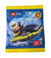 Klocki - LEGO City Zestaw - Police Officer with Jet Ski 952408 polybag klocki - miniaturka - grafika 1