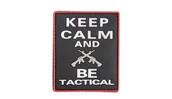 Odzież taktyczna i umundurowanie - 101 Inc. - Naszywka 3D - Keep calm and BE tactical - 444130-3960 - miniaturka - grafika 1