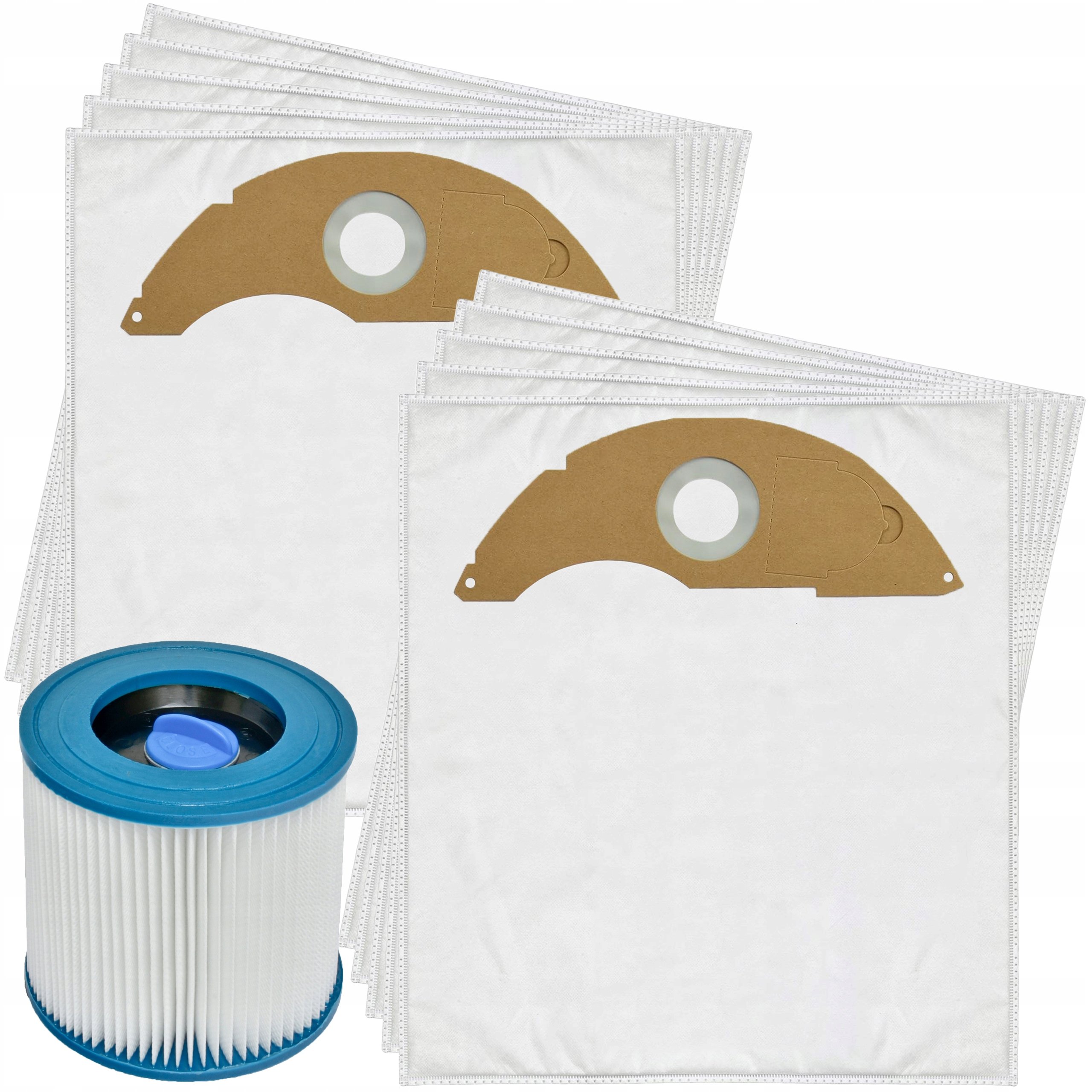 10x Worki Do Odkurzacza Karcher Nt 22/1 Ap Nt 22/1 Ap Te L Filtr Zmywalny