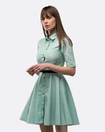 Odzież robocza - Sukienka medyczna In White 119 (42 r.), tiffany - miniaturka - grafika 1