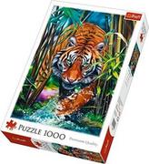 Puzzle - Trefl Puzzle 10528 Drapieżny tygrys 1000 elementów ŁÓDŹ 10528 - miniaturka - grafika 1