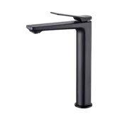 Baterie umywalkowe - Bateria Łazienkowa Umywalkowa Kran do Łazienki Stojąca INVENA Hurin Czarny - miniaturka - grafika 1