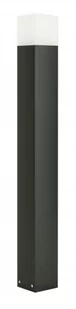 Cube Nowoczesny słupek ogrodowy Max 100 cm czarny CB-MAX 1000 BL - Lampy ogrodowe - miniaturka - grafika 1