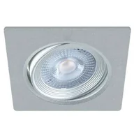 Lampy sufitowe - Ideus LAMPA sufitowa MONI 03860 kwadratowa OPRAWA wpust LED 5W 4000K regulowany srebrny 03860 - miniaturka - grafika 1