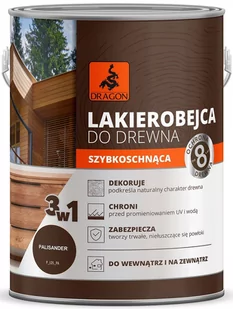 DRAGON - LAKIEROBEJCA DO DREWNA SZYBKOSCHNĄCA DLDS02_PA PALISANDER 2,5l. - Oczka wodne - miniaturka - grafika 1