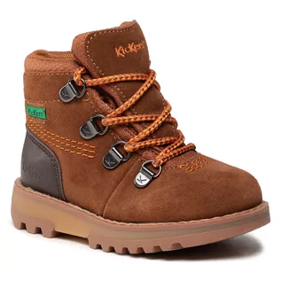 Botki męskie - Kickers Trzewiki Kicknature 878760-10 M Orange/Brown 91 - grafika 1