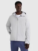 Kurtki i kamizelki sportowe męskie - 4F Kurtka softshell wiatroodporna membrana 5000 męska - szary 3XL - miniaturka - grafika 1