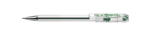 Pentel BK77S zestaw 12 mini długopisów kulkowych 0,7 mm metalowa końcówka zielona