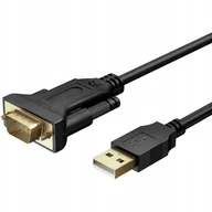 Kable komputerowe i do monitorów - Konwerter/Adapter Techly USB 2.0 na RS232/COM 1,5m czarny - miniaturka - grafika 1