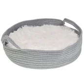 Legowiska dla psów - Legowisko ø 45 cm szare DALAMAN - miniaturka - grafika 1