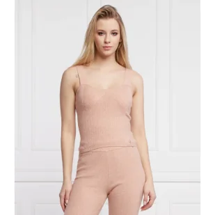 GUESS Top SERENA | Slim Fit - Koszulki i topy damskie - miniaturka - grafika 1