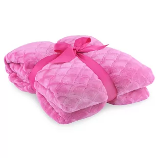 DecoKing DecoKing - Koc Sardi - Purpurowy 70x150 cm - Koce - miniaturka - grafika 1