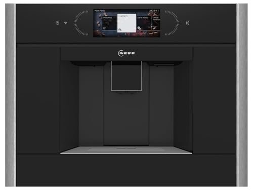 Neff CL4TT11N0, N90, automatyczny ekspres do kawy, 6,8 cala Full Touch kolorowy wyświetlacz TFT i graficzny