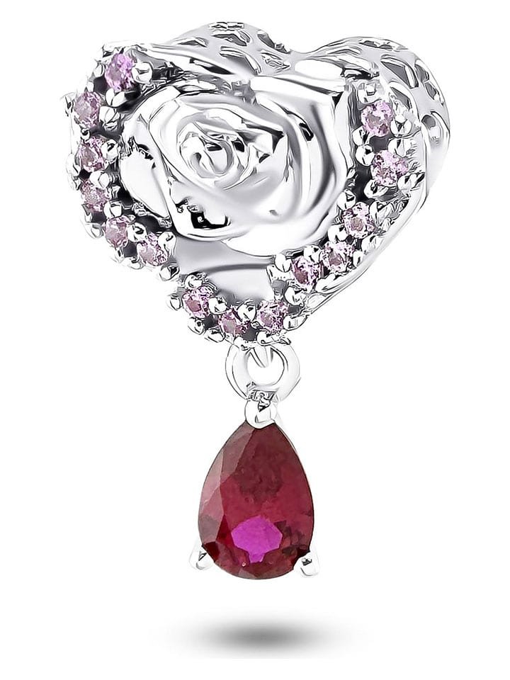 CHARM'S Srebrny charms z cyrkoniami