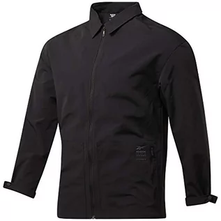 Kurtki męskie - Reebok Męska kurtka Ts Utility Track Jacket, czarna, GL3108, rozm. XL GL3108 - grafika 1