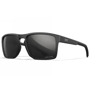 Okulary Taktyczne Wiley X FOUNDER Captivate Polarized Black Mirror / Matte Black Frame - Odzież taktyczna i umundurowanie - miniaturka - grafika 1