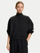 Bluzy damskie - adidas Bluza Off Placed 3-Stripes JX2705 Czarny Regular Fit - miniaturka - grafika 1