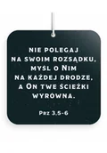 Zawieszki - SZARON Zawieszka zapachowa - Ufaj Panu - Szaron - miniaturka - grafika 1