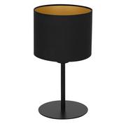 Lampy stojące - Luminex Frodi 3185 lampa stołowa lampka 1x60W E27 czarny/złoty - miniaturka - grafika 1