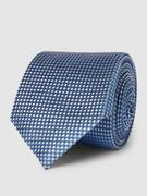 Krawaty i muchy męskie - Krawat jedwabny ze wzorem na całej powierzchni - miniaturka - grafika 1
