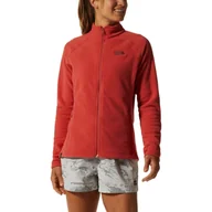 Bluzy narciarskie - Damska bluza polarowa Mountain Hardwear Polartec Microfleece z pełnym zamkiem bł - miniaturka - grafika 1