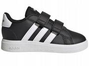 Buty dla dziewczynek - BUTY dziecięce ADIDAS GRAND COURT GW6523 rzepy 23 - miniaturka - grafika 1