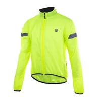 Kurtki męskie - Męska Kurtka Rowerowa Rogelli Protect | Fluor - Rozmiar S - miniaturka - grafika 1