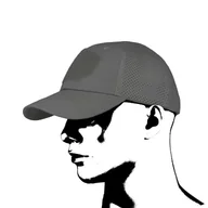 Czapki i chusty sportowe męskie - Czapka Baseball Mesh Szara CMG - miniaturka - grafika 1