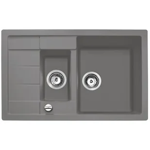 Teka Zlew MAESTRO tegranit ASTRAL 60x60 B-TG aluminium 40143577 - Zlewozmywaki - miniaturka - grafika 1