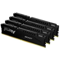 Pamięci RAM - KINGSTON FURY Beast 64GB 6000MT/s DDR5 CL40 DIMM Kit of 4 Black XMP - miniaturka - grafika 1