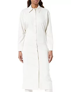 Sukienki - Sisley Damska sukienka 4YCTLV02I, biała, 0L8, 44 (DE) - grafika 1