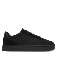 Sneakersy męskie - Sneakersy Calvin Klein Jeans Classic Cupsole Mg Canvas YM0YM01218 Czarny - miniaturka - grafika 1